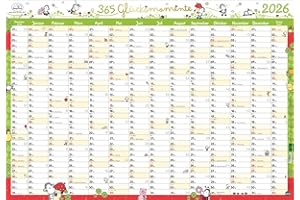 sheepworld Posterplaner 2026: Liebevoll illustrierter Wand-Kalender mit niedlichen Schaf-Cartoons. Praktischer Jahresplaner 2026 zum Eintragen. (Jahresplaner Kalender Heye)