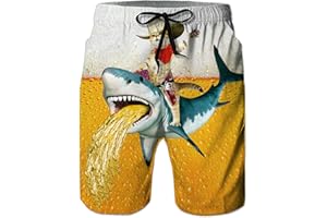 TUONROAD Costumi Uomo Mare 3D Stampato Bermuda da Bagno Asciugatura Rapida Costume Surf Pantaloncini S-3XL