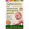 VIE Greenbaby Mosquito & Insect Protection Patches (60 Patches) | Squeeze & Stick, DEET-Free Natural Formula | Safe for Babies & Kids | Effective Protection Against Mosquitoes, Fleas & Biting Insects
