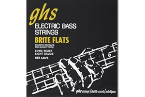 GHS STRINGS GHS L3075 45 - 98 Light Long Scale Brite Flats Bass String Set