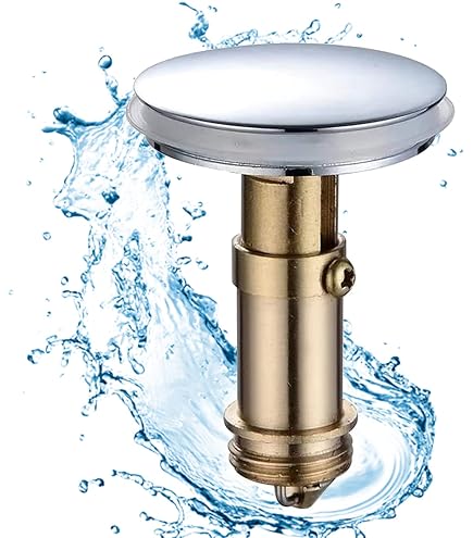 LaBlanc Oro piletta di scarico lavabo a scatto senza troppopieno tappo di scarico con cestello filtro piletta di scarico per lavabo da bagno ottone | Leroy Merlin