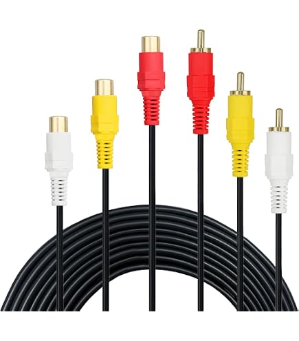 Cavo Audio / Video 3 Spine Rca A 3 Spine Rca 1,5mt Giallo Rosso Bianco