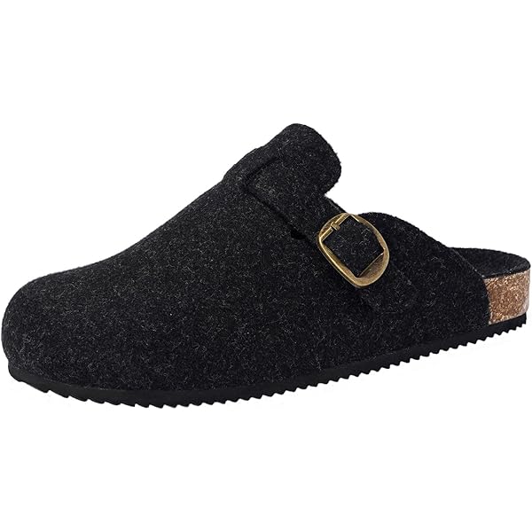 Dokela Sloffen Dames Heren Winter Warme Pluche suède klompen lederen Pantoffels Antislip Comfortabele Groen 41