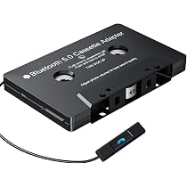 Mersoco Adattatore Cassetta Con Cavo AUX 3.5mm Per Auto – Plug & Play, Suono Chiaro, Robusto
