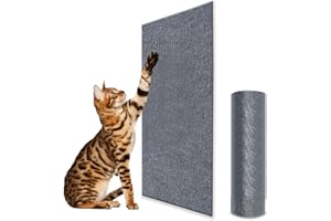 AIORDDL Trimmable Cat Scratching Post Carpet Covered 78.7”x15.8” Self-Adhesive Cat Tree Shelves Replacement Parts Mat Cat Scratcher for Cat Tree Shelf Shelves Steps Couch Furniture DIY Protector