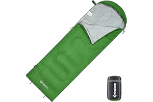 KingCamp Sac de Couchage Adulte et Enfant Sac de Couchage Compact Ultra Leger 3 Saisons Connectable pour Double Duvet Grand Froid pour Camping Hiking Trekking Randonnée Voyage Extérieur