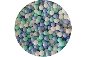 Yirtree 100Pcs Kids Pit Balls Large Size for Indoor Outdoor Swimming Pool Trampoline Play Toy F 5.5 cm