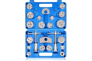 DAYUAN Reposicionador de pistones de Freno 22 Piezas para reposicionar el pistón de Freno al Cambiar los Discos, Las Zapatas o Las Pastillas de Freno, Set de Herramientas para vehículos