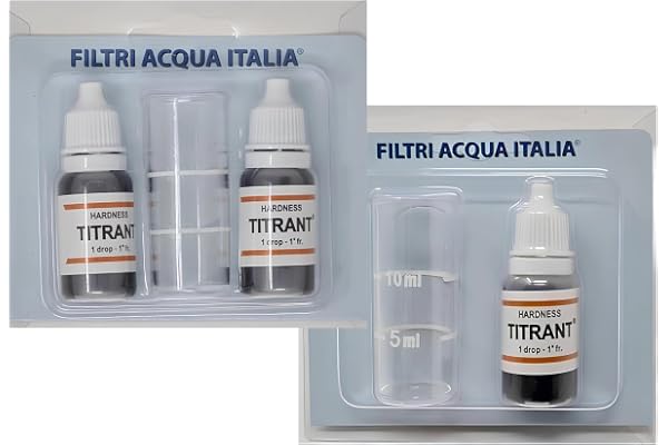 Titrant 3 Kit d'analyse de dureté d'eau (grade français) – Testeur de dureté réactif unique