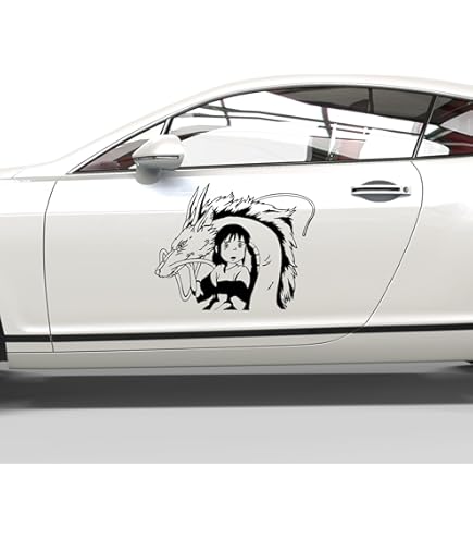 One Piece Autoaufkleber - Going Merry Piratenschiff Ca. 60x44cm Schwarze PVC Folie