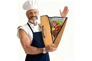 Cosyall BBQ Blanket for Resting Meat,Smoker Meat Resting Blanket,Reusable Smoker Grilling Meat Insulated Resting Bag with Wide Mouth for Large Brisket,Beef,Pork Shoulders,Turkeys,Gifts for Men (15 in)