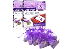 LURNODY 20x Lavendel Duftsäckchen für Kleiderschränke, Mottenschutz für Kleiderschrank, Getrockneter Lavendel, Zur Verwendung Im Auto Haus Kleiderschrank Schuhschrank Toilette