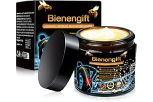 OXGPAL Bee Venom Ointment (HOT) - Bee Venom Cream High Dose Bee Venom Pain Relieving Bone Healing Cream with Mellifera Poison Arnica Montana Flower Herbal Extracts for Back, Neck, Hands, Knees (100 g)