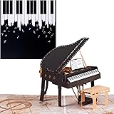 3D Biglietti di Compleanno,Pop up Pianoforte Biglietti d'auguri,Biglietti di Invito a Concerti,Biglietti di Laurea,Biglietti 
