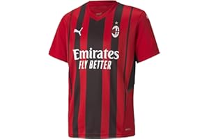 PUMA AC Milan, Stagione 2021/22, Maglia Home Maglia Bambini e Ragazzi (Pacco da 1)