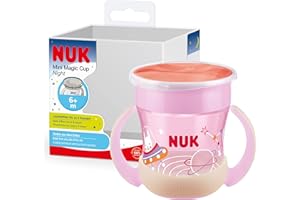 Nuk Mini Magic Cup Night 160 ml 6 Mois et + - Rose