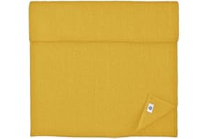 Linen & Cotton Camino de Mesa Varios Calores Hygge - 100% Lino, Amarillo Mostaza (40 x 150 cm) Correa Tapiz Decoración de Mesa de Madera Rectangular Lavable para el Hogar Cocina Restaurante Navidad