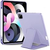 Babilden iPad Tablet İle Uyumlu Kılıf L&uuml;ks Kadife İ&ccedil; Kaplamalı Suni Deri Mıknatıslı Standlı Tablet Arka Kapak (Lila, iPad Pro
