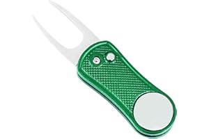 Mile High Life Herramienta de Metal con botón emergente y Marcador magnético de Bolas Golf