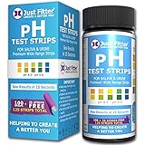 Justfitter Strisce Reattive Ph Per Il Test Dei Livelli Alcalino E Acido Nel Corpo - 125 Strisce Per Bottiglia