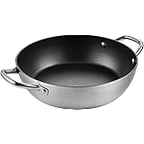 Tescoma 606860 GrandChef Tegame Fondo 2 Manici, Diametro da 30 cm, Alluminio, Nero