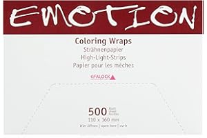 Efalock Professional Emotion Coloring Wraps, 110 mm x 160 mm, 1er Pack, (1x 500 Stück)