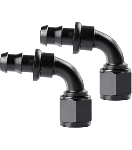 KRD PERFORMANCE Black -6 AN NBR Push On Hose Fuel Line Compatible With - View #9