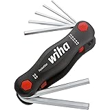 Wiha Multitool PocketStar® Sechskant 7-tlg. (23035), per Tastendruck, schneller Zugriff, als Längs- und Quergriff einsetzbar,