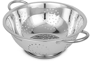 Fackelmann 28300 Passoire sur Pied Acier Inoxydable Argent 24 cm