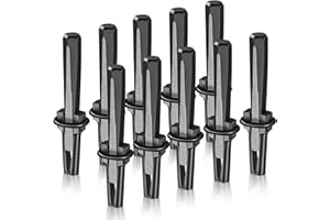 CANDEON Coin Pour Fendre Le Pierre, 10 Pièce 16mm (5/8") Fendeur De Pierres Coins éclateur Pierre Plug Wedge Et Plumes, 105mm Coin De Fendage En Acier SéParateur Cales Béton Marbre Granite Roche Pierres