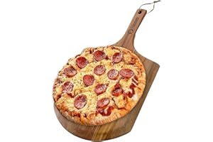 Chef Pomodoro di Acacia Pizza Peel, peso leggero in legno per pizza e pane fatti in casa, spatola per pizza gourmet di lusso (30,5 cm)