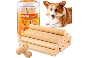 DOGGYZSTYLE 100g Salmon Sticks for Dogs,Palitos de salmón de para Perros,salmón y Zanahorias Reales,fácilmente digerible,golosina para Perros Alta en proteínas,refresca el Aliento Saludable,para Todas Las Razas