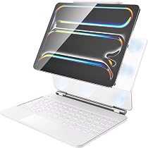 Apple Magic Keyboard per iPad Pro 13'' (M4), comodissima per scrivere e con trackpad integrato, tasti funzione, Italiano - Nero Apple Magic Keyboard per iPad Pro 13'' (M4), comodissima per scrivere e con trackpad integrato, tasti funzione, Italiano - Nero