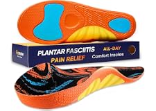 Footmaster Ortopediska Innersulor för Plantar Fasciit – Fotvalvsstöd för Platta Fötter – Lindring av Hälsmärta – Hälsporreinlägg för Kvinnor och Män