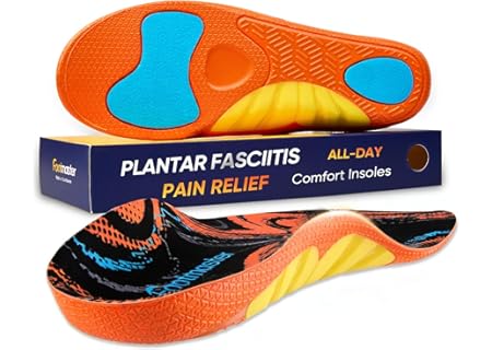 Footmaster Ortopediska Innersulor för Plantar Fasciit – Fotvalvsstöd för Platta Fötter – Lindring av - Amazon Deal & Rabatt