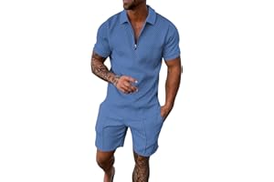 ETHKIA Men's Casual Tracksuit Set loose fitting Floral Print Men Summer sets Casual button down Henley T Shirts For Men Stretch Holiday Fashionable Set Valentine's Day tee Outfits For Men 2 Piece Sets Formal