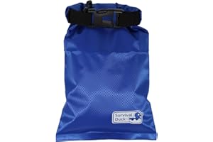 Survival Duck 1L Lightweight Dry Sack, Small Waterproof Dry Bag 1 Litre, Perfect for Keys, Cash Wallet