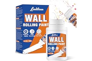 GALITOON Peinture Blanche Mur et Plafond à Base d'Eau à Séchage Rapide, Peinture Blanche, Peinture Blanche Mur Intégrée pour des Retouches Faciles, Peinture Mur Entretien des Murs (100G)