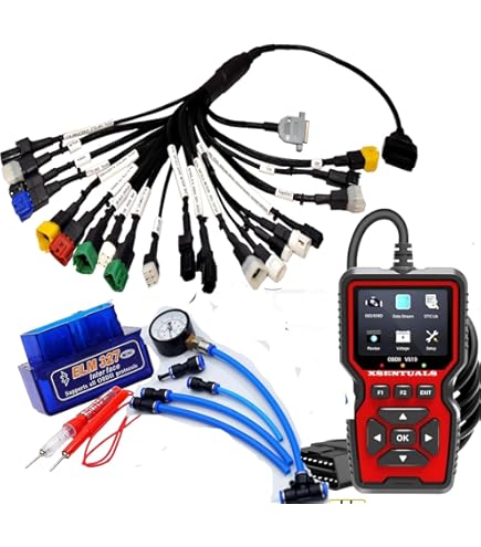 BeMatik - Câble De Diagnostic Femelle OBD2 12 Broches Compatible Avec