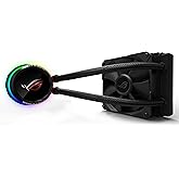 Asus ROG RYUO 120 120mm Aura Sync RGB CPU Sıvı Soğutma Sistemi | 1,77 in&ccedil; OLED ekran, Aura Sync RGB, ROG-120 mm fan