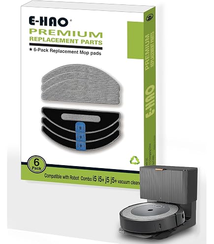 Lot De 4 Chiffons Microfibre Lavables Pour Roomba 105 Combo / Combo Essential / Combo 2 Essential + Station AutoEmpty