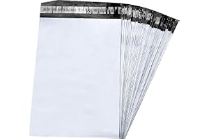 Magrimaxio Postpåsar, fraktpåsar för kläder, förpackningspåsar i plast, med självhäftande stängning, ogenomskinliga, L 25,5 × 33 cm (10 x 13 tum 100 stycken