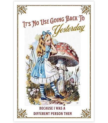 Alice Im Wunderland Tea Party Kunstdruck – Vintage-Stil, 40x30 Cm, Hochwertiges 300g Papier, Gerahmbar
