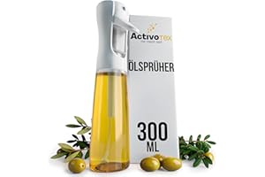 ActivoTex Ölsprüher Ölsprühflasche Speiseöl Sprühflasche Olivenöl Zitronenöl Spender Ölspender Ölspender Ölspender Essigsprayflasche zum Kochen
