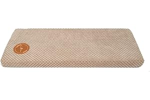 BORN2REST Prime Cat Window Lounger for Cats, Windowsill with a Non-Slip Backing, Cat Bed Window Sill, 50 cm x 20 cm, Made in European Union (Beige, 50 x 20 x 3 cm)