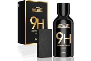 9H Nano Ceramic Coating, Greyghost Mr Fix Revestimiento Ceramico Coche, Super Hidrofóbico Pulido Car Coating, Anti Arañazos Coche Protección de Pintura