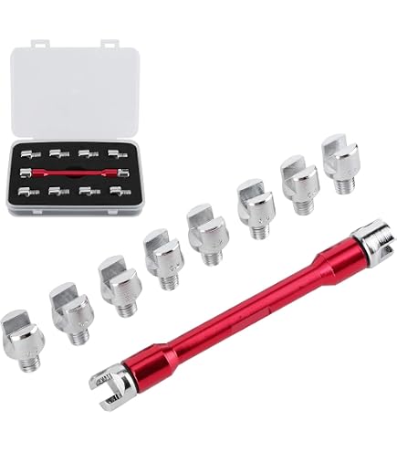 Clé à Rayons Silverline - Pour Vélo - Diamètre 1.8-3mm - Acier Trempé