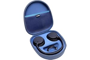 L LTGEM Hard Headphone Case for Sony WH-CH720N/ WH-CH700N/ WH-CH710N Wireless Noise Cancelling Headphones Portable Travel Headphone Storage Cover Bag Blue