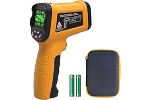 BSIDE H3 Termómetro Infrarrojo Digital Alta Temperatura -58℉~2552℉(-50℃~1400℃) 50:1 Pistola de Temperatura Láser Industrial c