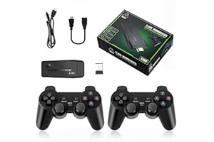 LZHIOS Handheld Retro Games Console & Game Stick, 20000+ Classical Games, 2.4G Wireless Gamepads, 4K Plug & Play for TV HDMI Output, HD Video Game Console, Gift for Boys and Adults